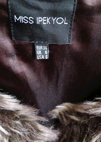 Kahverengi Kürklü Kadın Yelek - Görsel 2