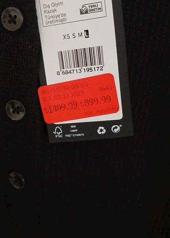 Mavi Basic sıyah kazak - Görsel 3