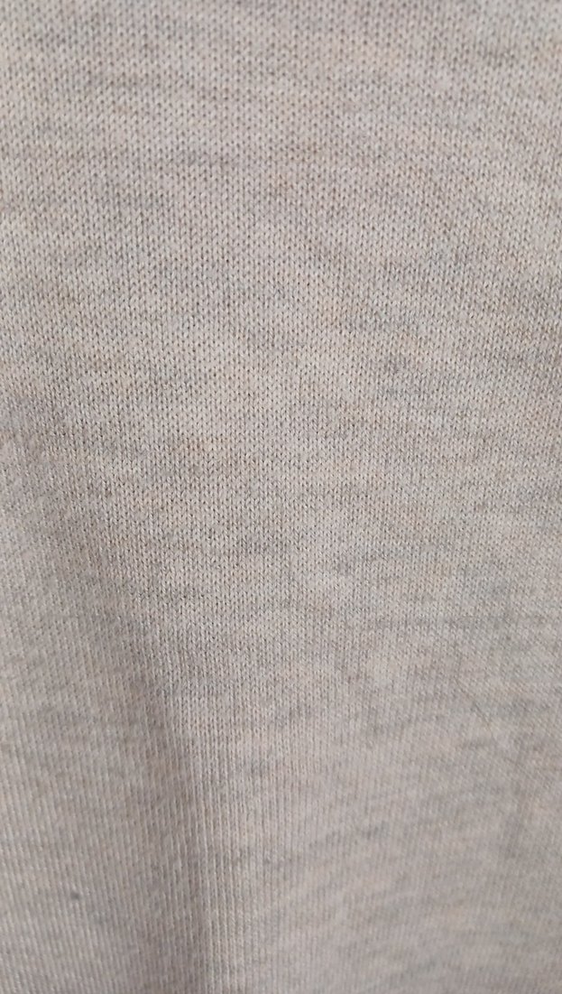 Kadın Bej Triko Uzun Kollu Salaş Kazak - Görsel 4