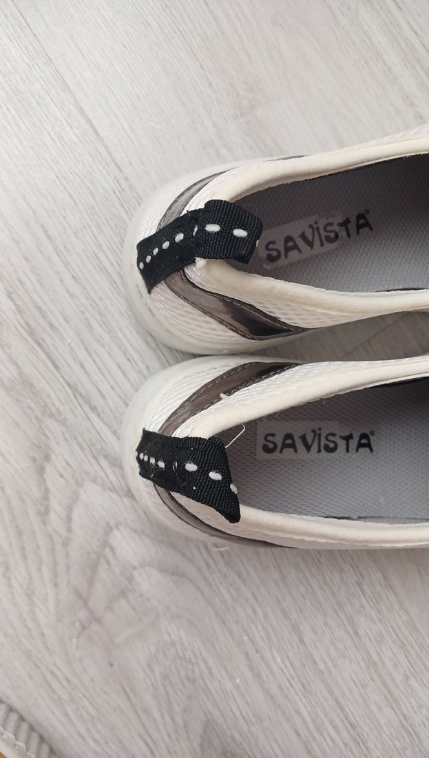 SAVISTA Beyaz Kadın Spor Ayakkabı - Görsel 4