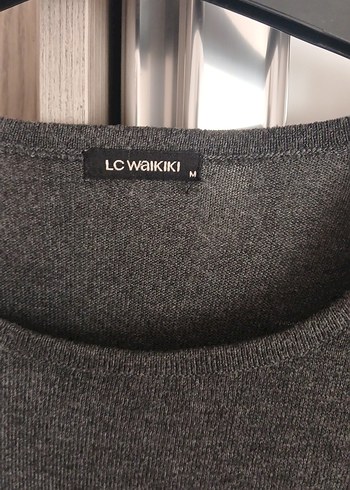 Gri Triko Kadın Salaş Kazak - Görsel 3