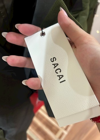 s Beden Sacai designer marka Blazer Ceket