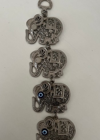 Bohem Fil Detaylı Zincirli kapı asması - Görsel 3