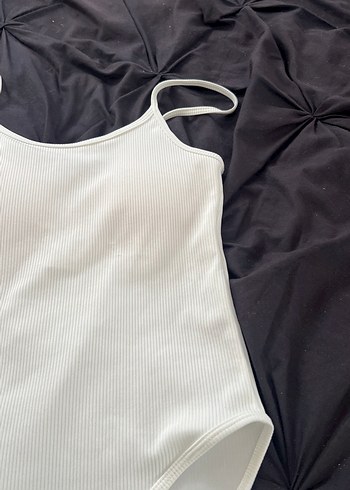 Beyaz İnce Askılı Kadın zıbın - Görsel 5