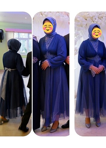 Tesettür Midi boy Abiye - Görsel 3