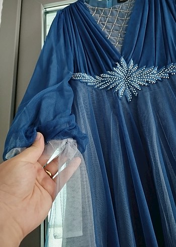 Tesettür Midi boy Abiye - Görsel 2