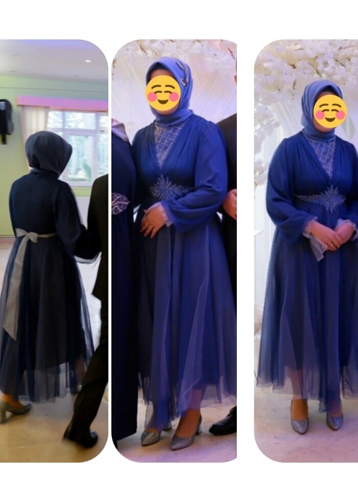 Tesettür Midi boy Abiye - Görsel 3