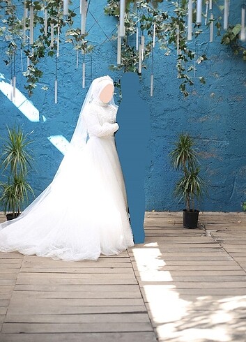 Tesettür gelinlik - Görsel 6