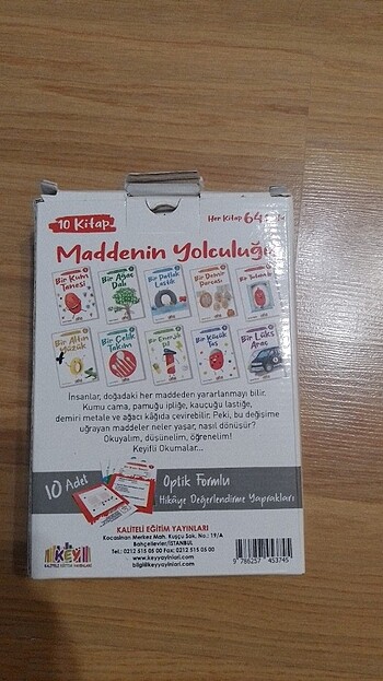  Maddenin yolculuğu 8 yaş ve üzeri 10 kitap