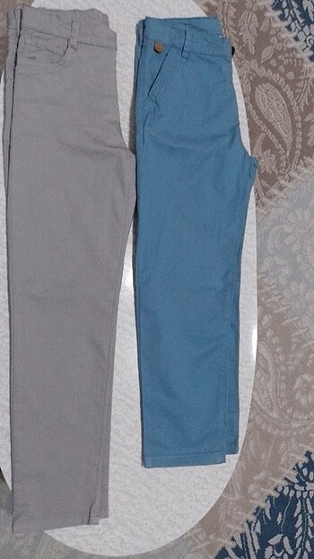 9-10 yaş erkek çocuk 2 adet pantalon