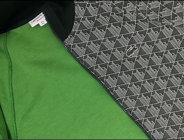Orjinal lacoste monogram ceket - Görsel 3