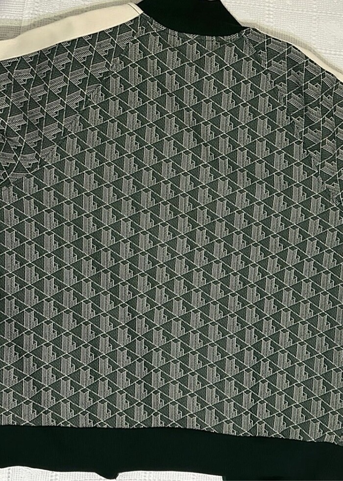 Orjinal lacoste monogram ceket - Görsel 4