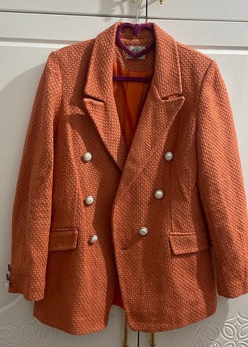 Düğmeli Kadın Blazer Ceket