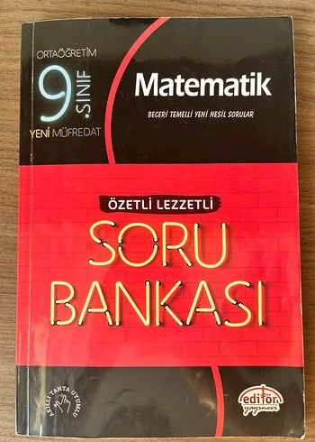 9. Sınıf Matematik Soru Bankası Özetli