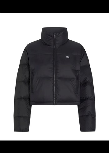 Calvin Klein Calvin Klein Siyah Crop Mont