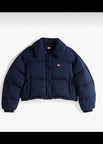 Tommy Hilfiger Tommy Hilfiger Lacivert Crop Mont