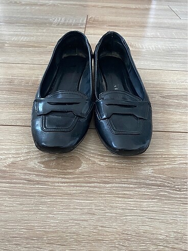 Derimod Siyah Rugan Loafer Ayakkabı