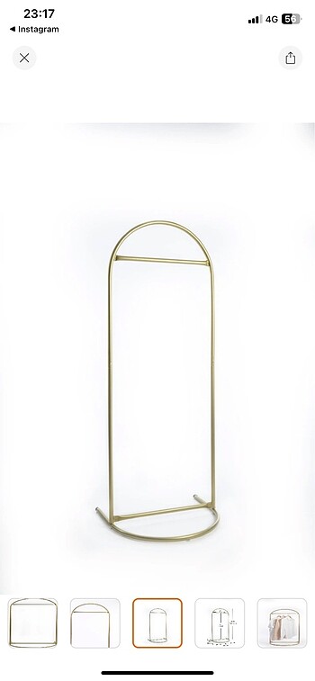 Butik stil oval askı - Görsel 3