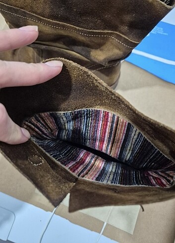 38 Beden kahverengi Renk Shoes&more marka süet bot