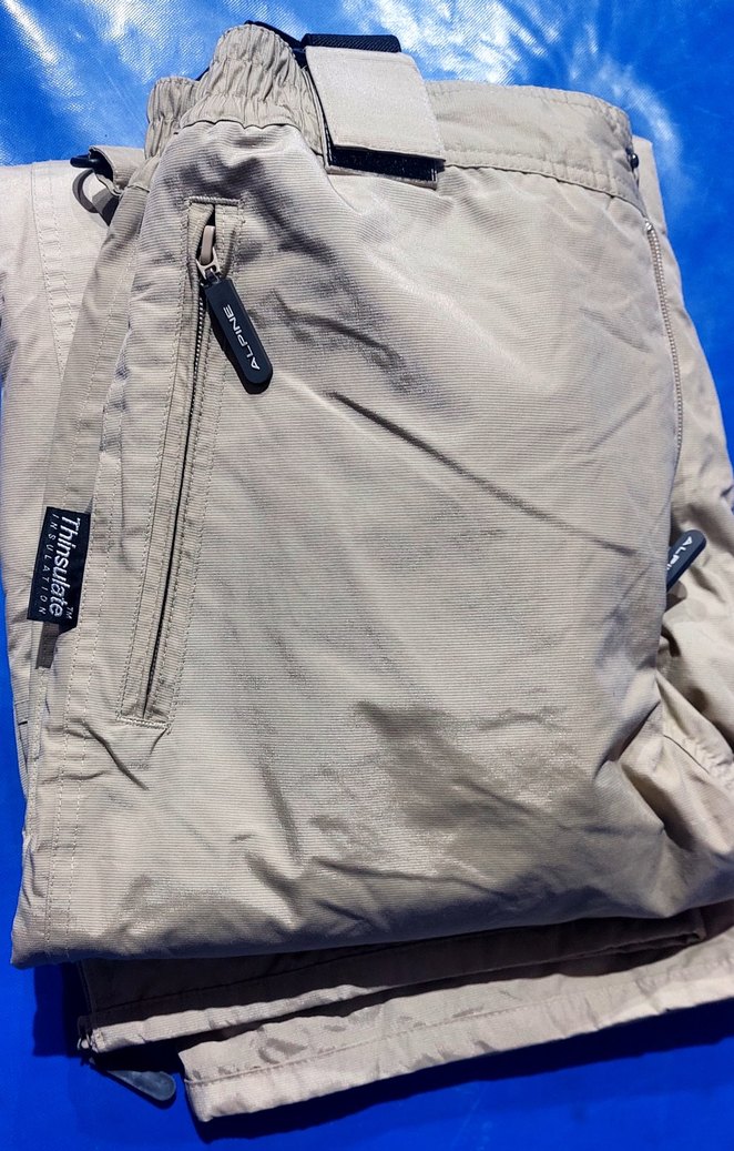 Bej Renkli Bol Kesim unisex  Kayak Pantolonu - Görsel 4