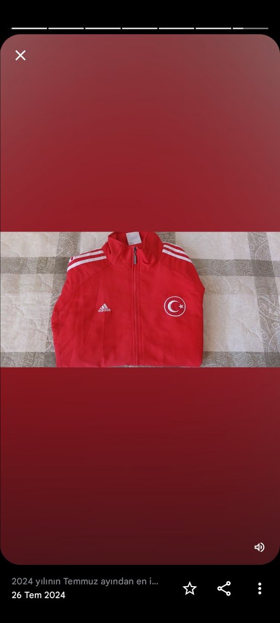 milli takım Fermuarlı erkek Kadın Eşofman Üstü - Görsel 3