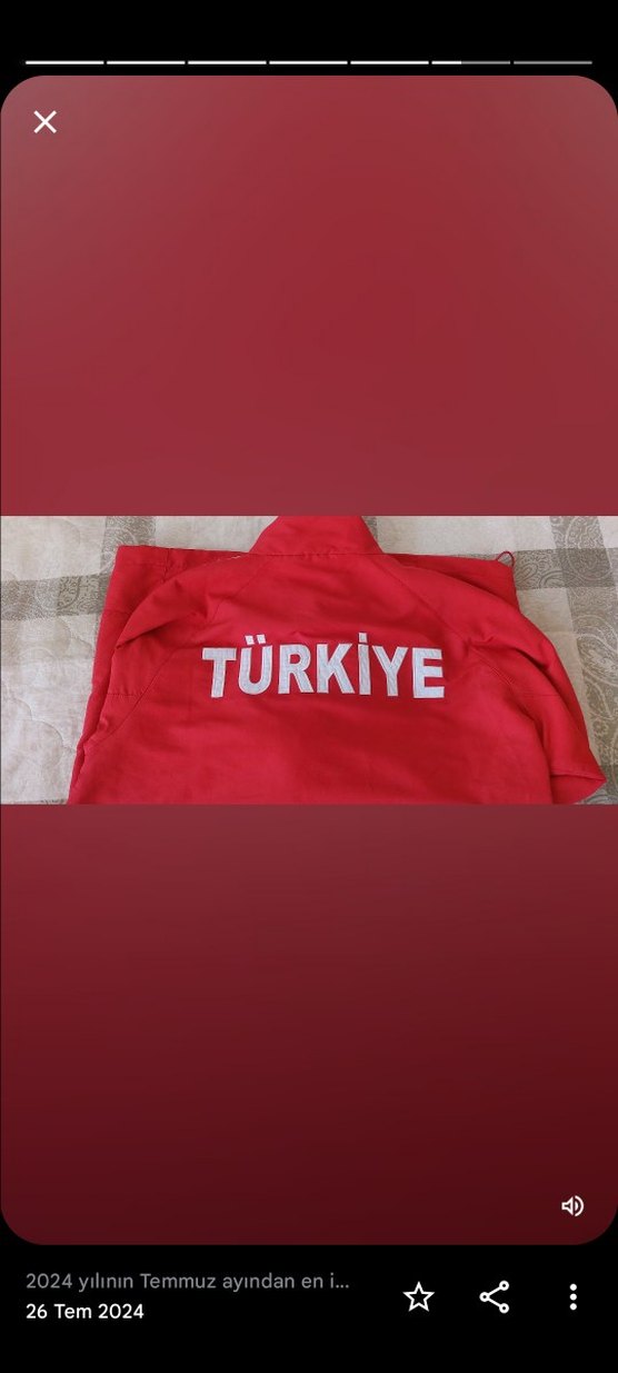 milli takım Fermuarlı erkek Kadın Eşofman Üstü - Görsel 2