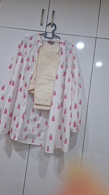 xl Beden Gomlek + pantolon