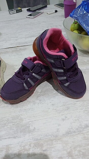 29 Beden mor Renk Çocuk spor ayakkabı