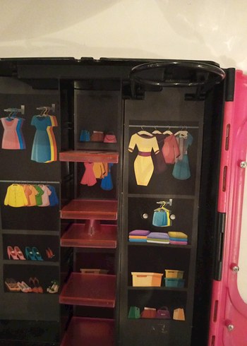 Barbie gardırop oyuncak - Görsel 2