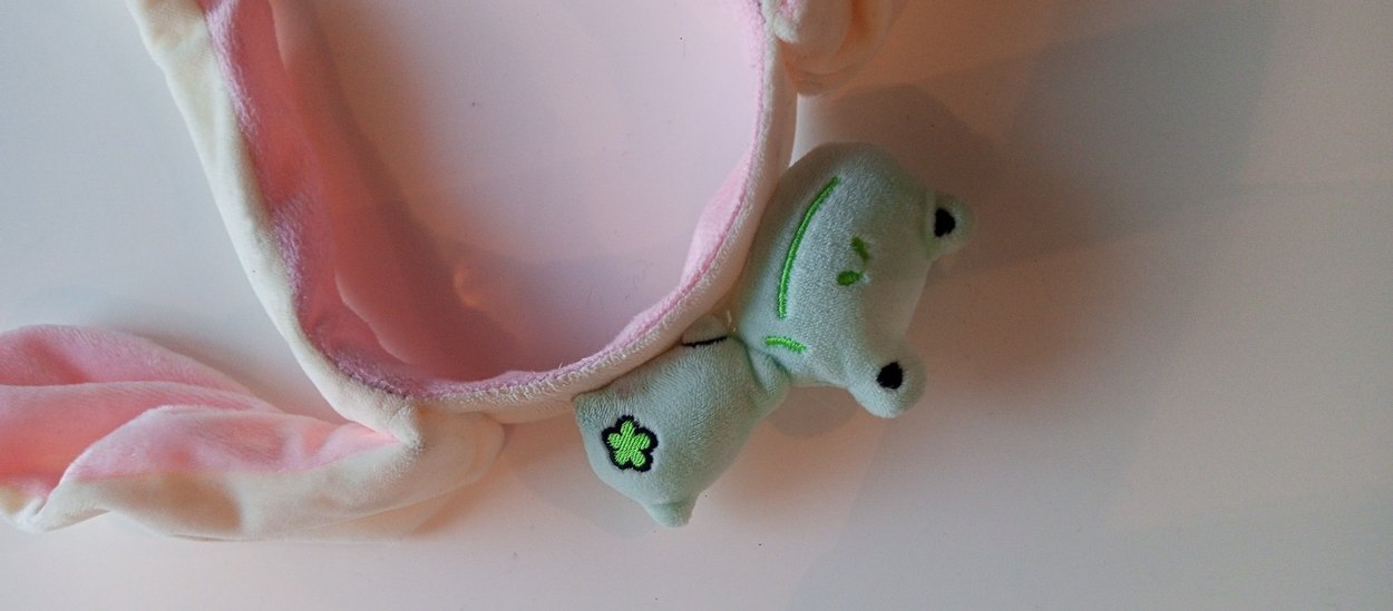 "Peluş Taç Hareketli OynarTavşanKulaklık - Görsel 2