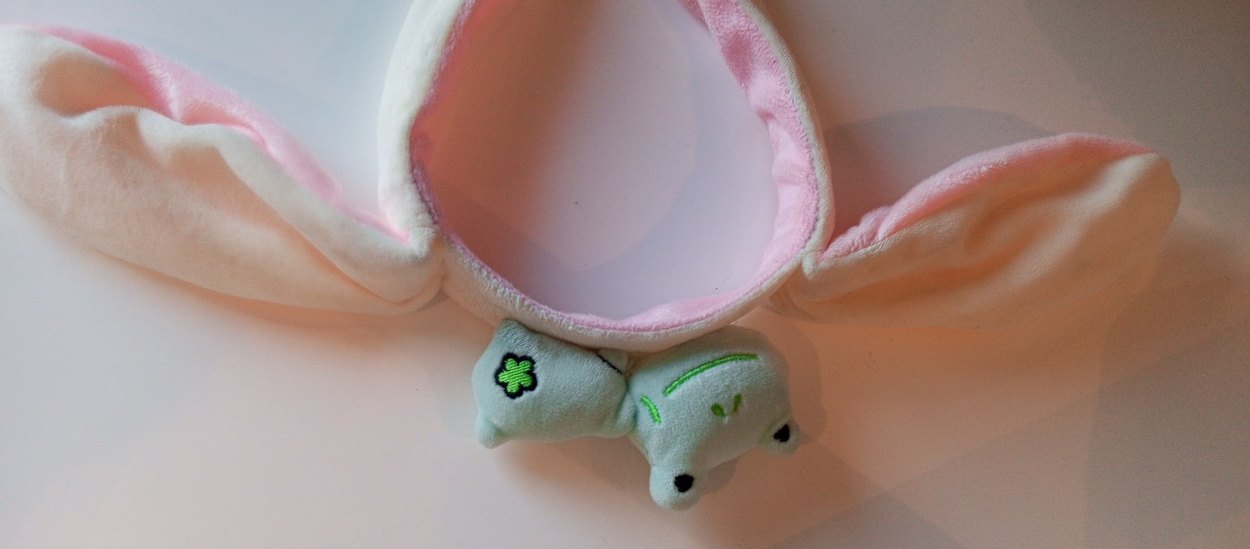 "Peluş Taç Hareketli OynarTavşanKulaklık - Görsel 3