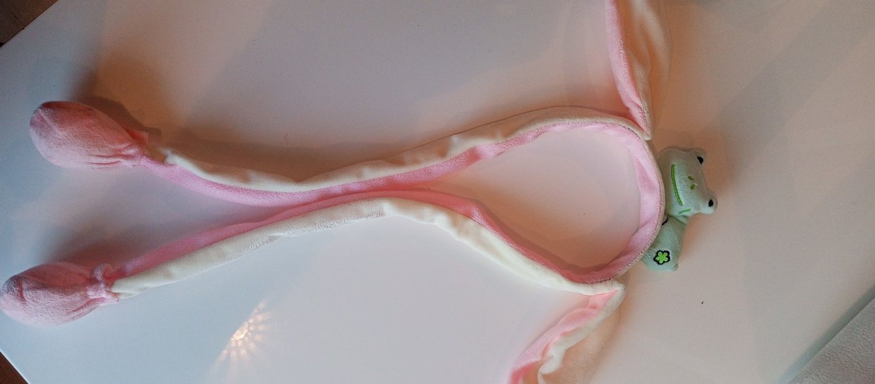 "Peluş Taç Hareketli OynarTavşanKulaklık - Görsel 4