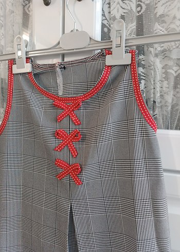 Vintage Love Kız Çocuk Gri Midi Elbise