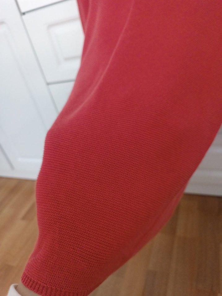 Yuvarlak Yaka, Uzun Kollu Kadın Kazak - Görsel 4