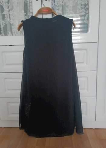 Siyah Midi Kadın Abiye Elbise - Görsel 6