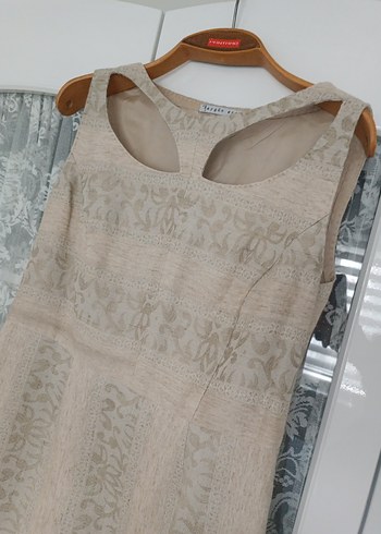 Dantel Detaylı Bohem Midi Elbise - Görsel 5