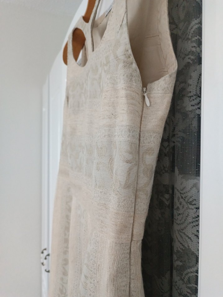 Dantel Detaylı Bohem Midi Elbise - Görsel 3