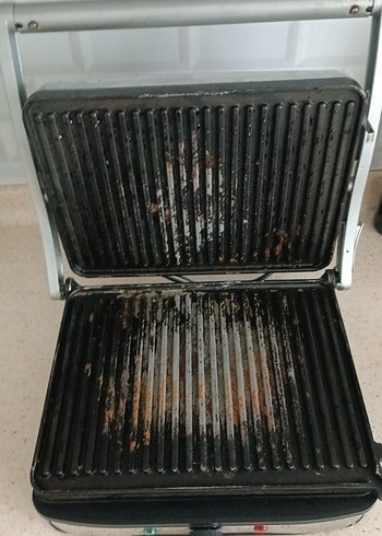 Gri Paslanmaz Çelik Tost Makinesi - Görsel 4