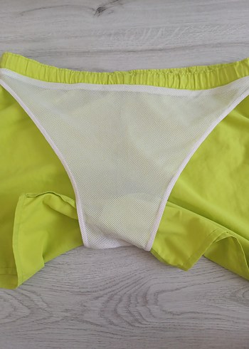 Erkek Sarı Mini Şort Mayo - Görsel 6