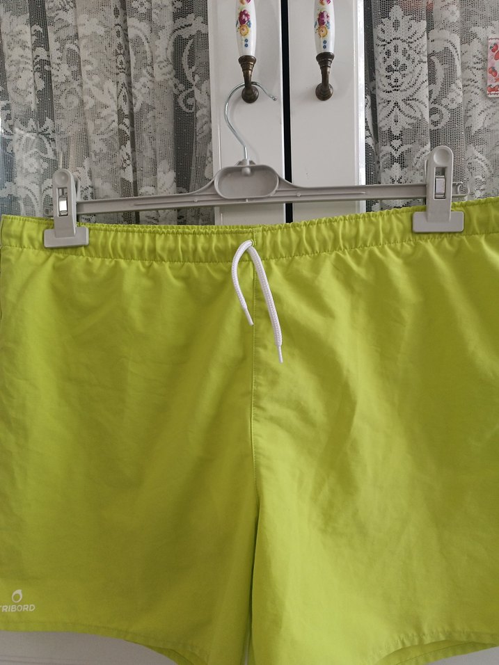 Erkek Sarı Mini Şort Mayo - Görsel 3