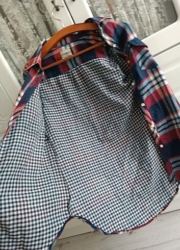 VİNTAGE EKOSE KIŞLIK GÖMLEK - Görsel 2