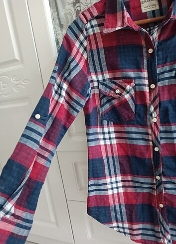 VİNTAGE EKOSE KIŞLIK GÖMLEK - Görsel 4