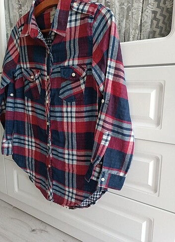 VİNTAGE EKOSE KIŞLIK GÖMLEK - Görsel 5