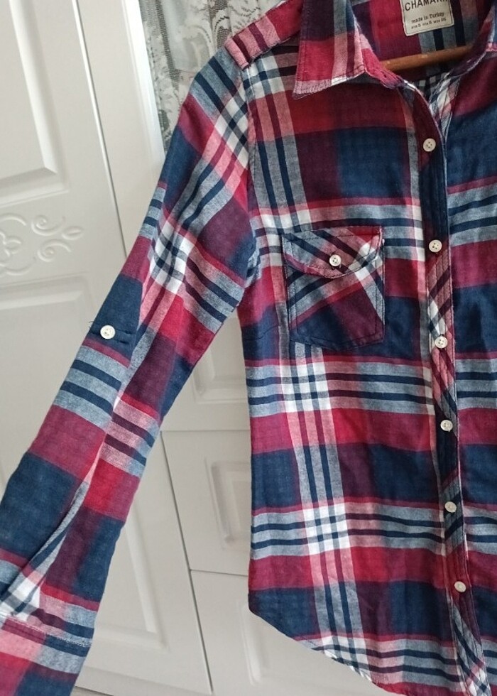 VİNTAGE EKOSE KIŞLIK GÖMLEK - Görsel 4