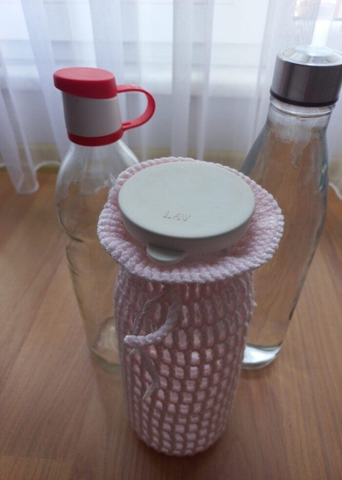 ŞİŞE KILIFI (HANDMADE) - Görsel 2