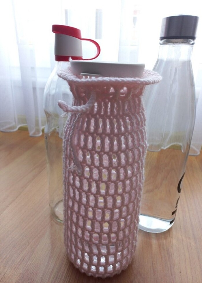 ŞİŞE KILIFI (HANDMADE) - Görsel 3