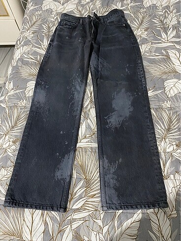 Zara Siyah Patchwork Jean