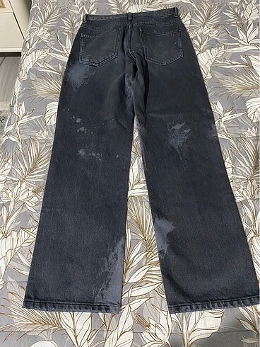 Zara Zara Siyah Patchwork Jean