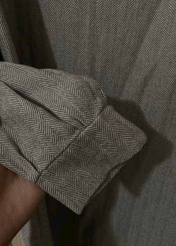 Gri Kadın Triko Midi tunik - Görsel 2