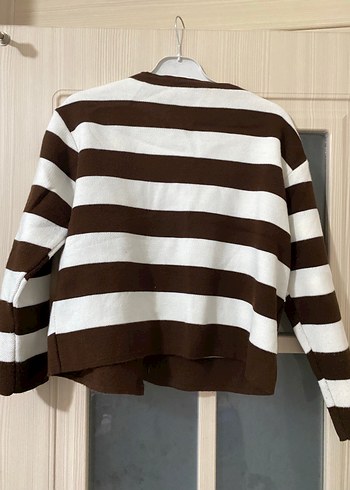 Deri Pilili Midi Kahverengi Kadın Etek - Görsel 3